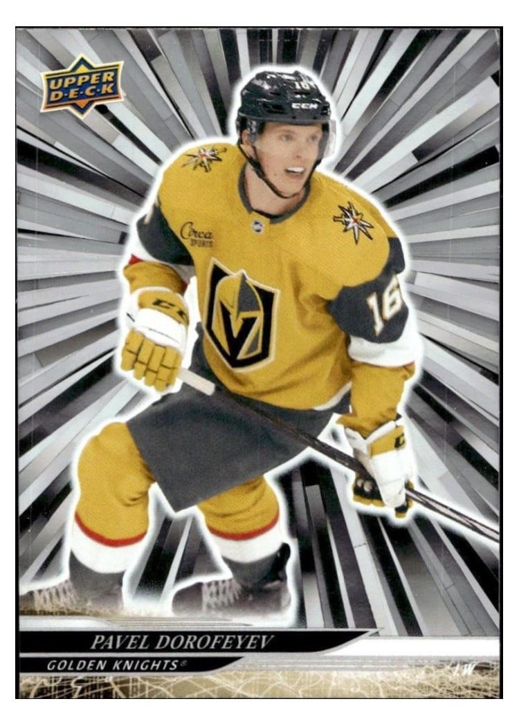 2024-25 Upper Deck Base Set Pavel Dorofeyev Outburst Silver #437 card