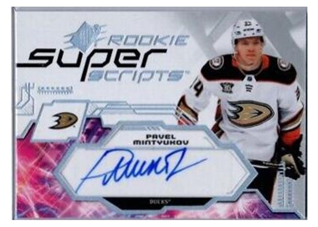 2023-24 SPx Rookie Superscripts Pavel Mintyukov #SSR-PM card