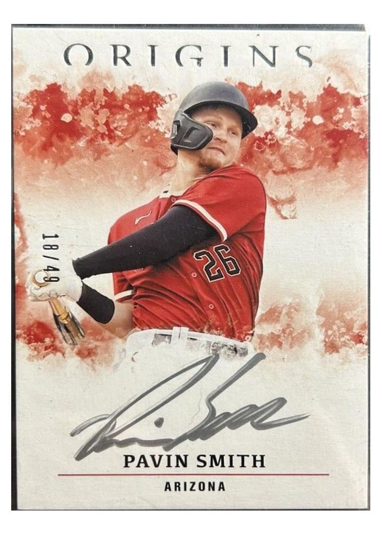 2021 Panini Chronicles Origins Autographs Silver Ink Pavin Smith #OASI-PS card