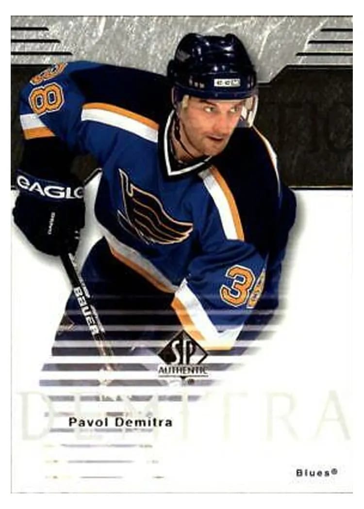 2003 SP Authentic Pavol Demitra #77 card