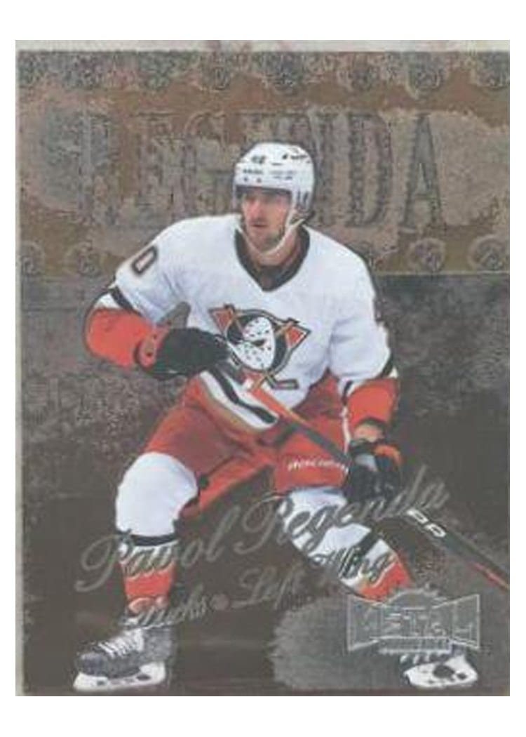 2022-23 SkyBox Metal Universe 1998-99 Retro Rookies Pavol Regenda #R-22 card