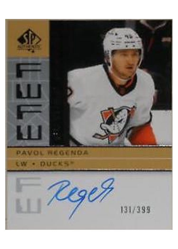 2022-23 SP Authentic 2002-03 Retro - Autographed Future Watch Pavol Regenda #RFWA2-PR card