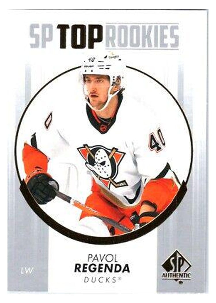 2022-23 SP Authentic Top Rookies Pavol Regenda #TR-43 card