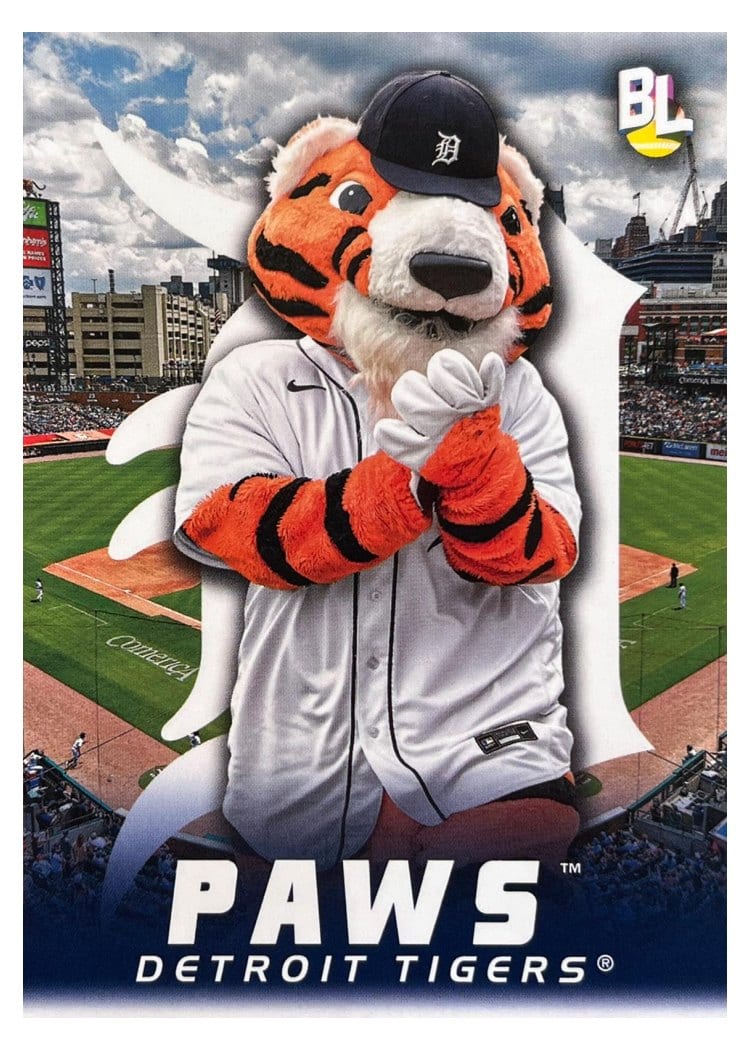 2023 Topps Big League Mascots Paws #M-11 card