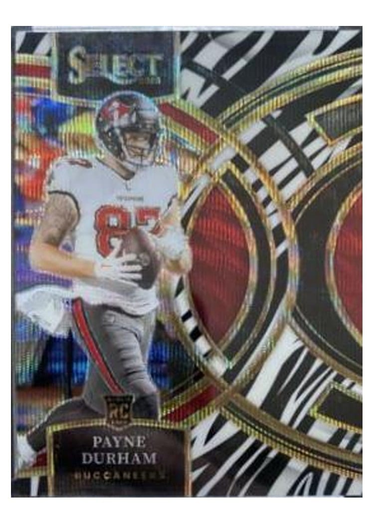 2023 Panini Select Base Set Payne Durham Zebra Prizm #155 card