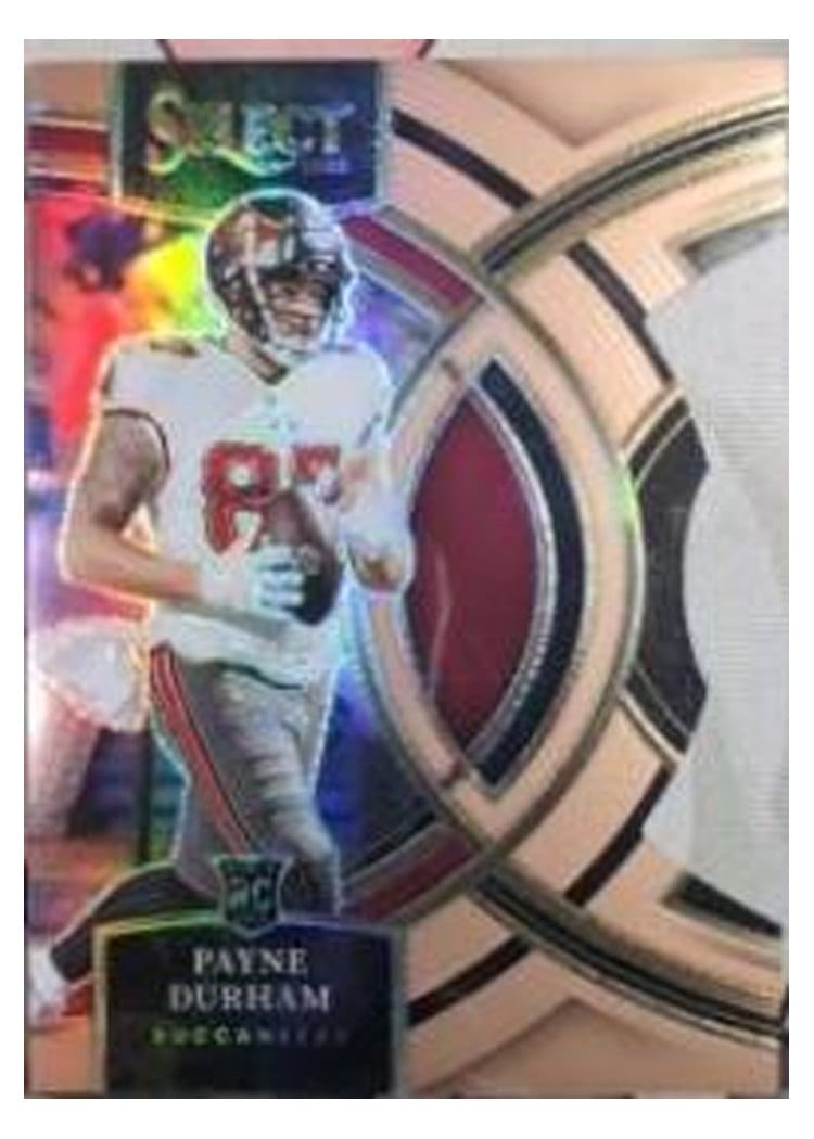 2023 Panini Select Base Set Payne Durham Copper Prizm Die-Cut #155 card