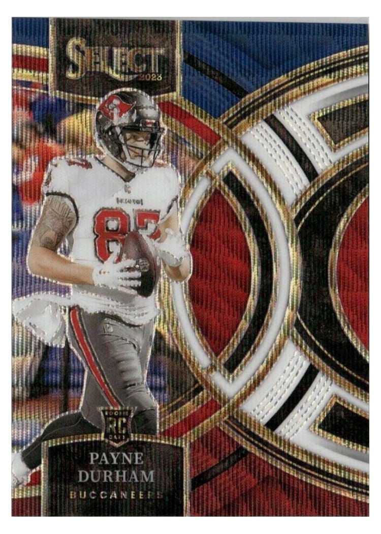 2023 Panini Select Base Set Payne Durham Tri-Color Prizm #155 card
