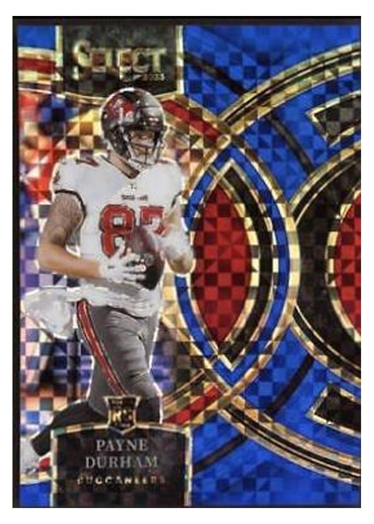 2023 Panini Select Base Set Payne Durham Blue Prizm #155 card
