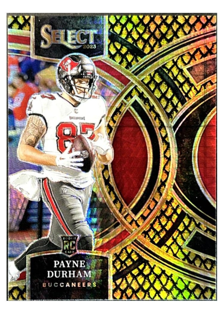 2023 Panini Select Base Set Payne Durham Dragon Scale Gold Prizm #155 card