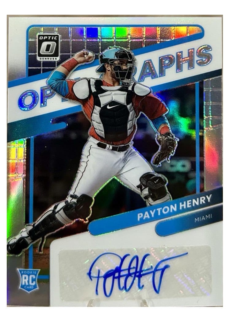 2022 Donruss Optic Optigraphs Payton Henry #OG-PH card