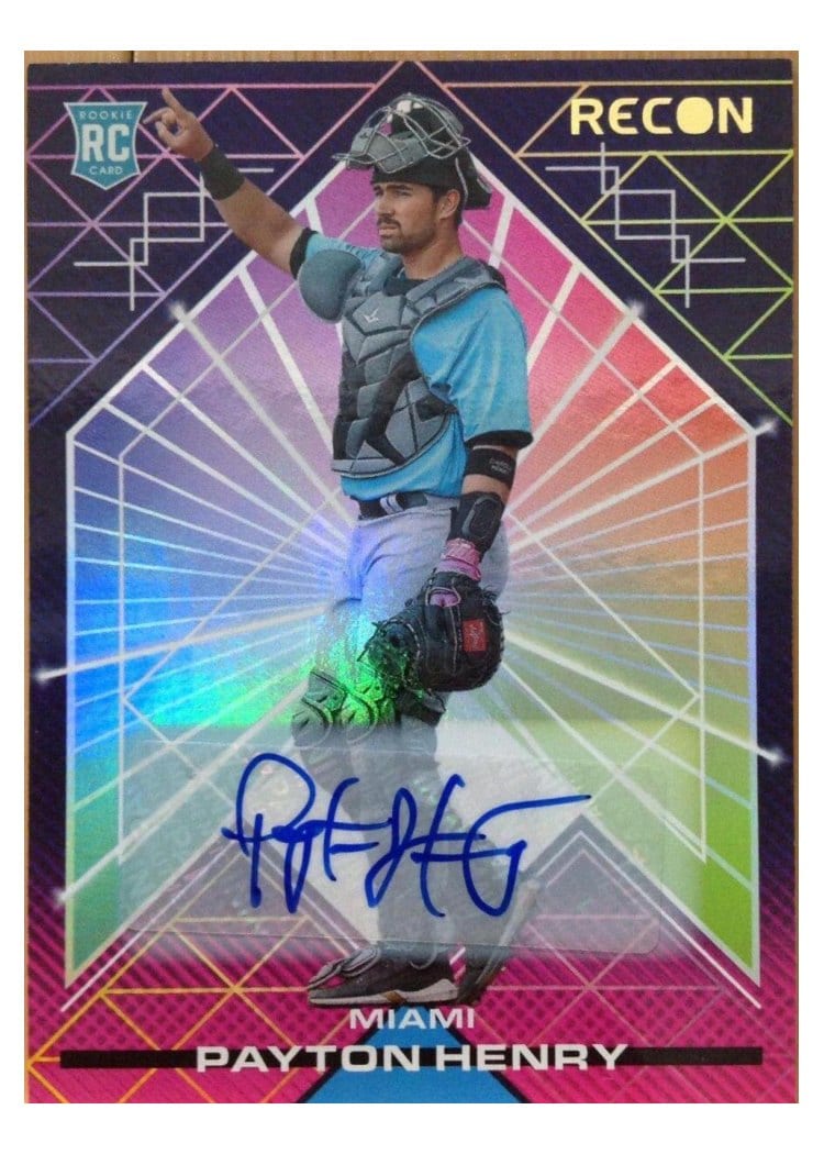 2022 Panini Chronicles Recon Autographs Payton Henry #1 card