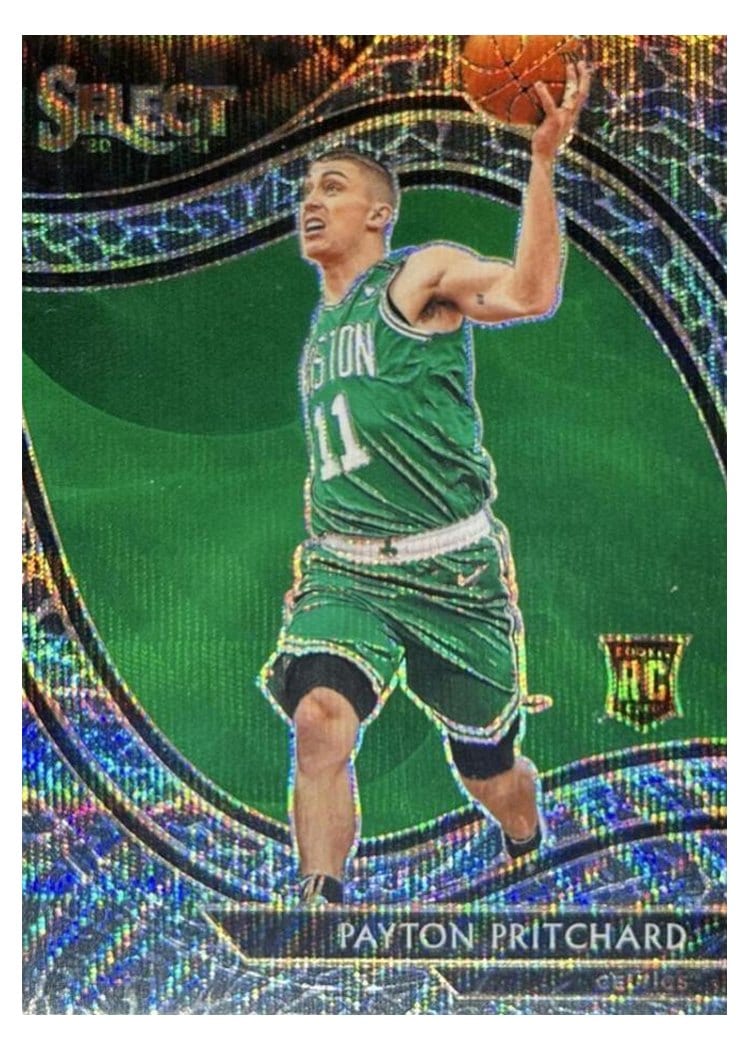 2020-21 Panini Select Base Set Payton Pritchard Elephant Prizm #275 card