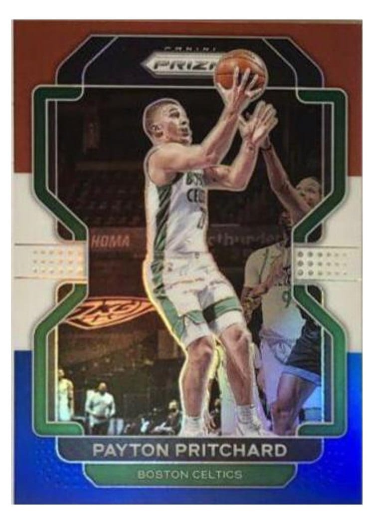 2021-22 Panini Prizm Base Set Payton Pritchard #17 card
