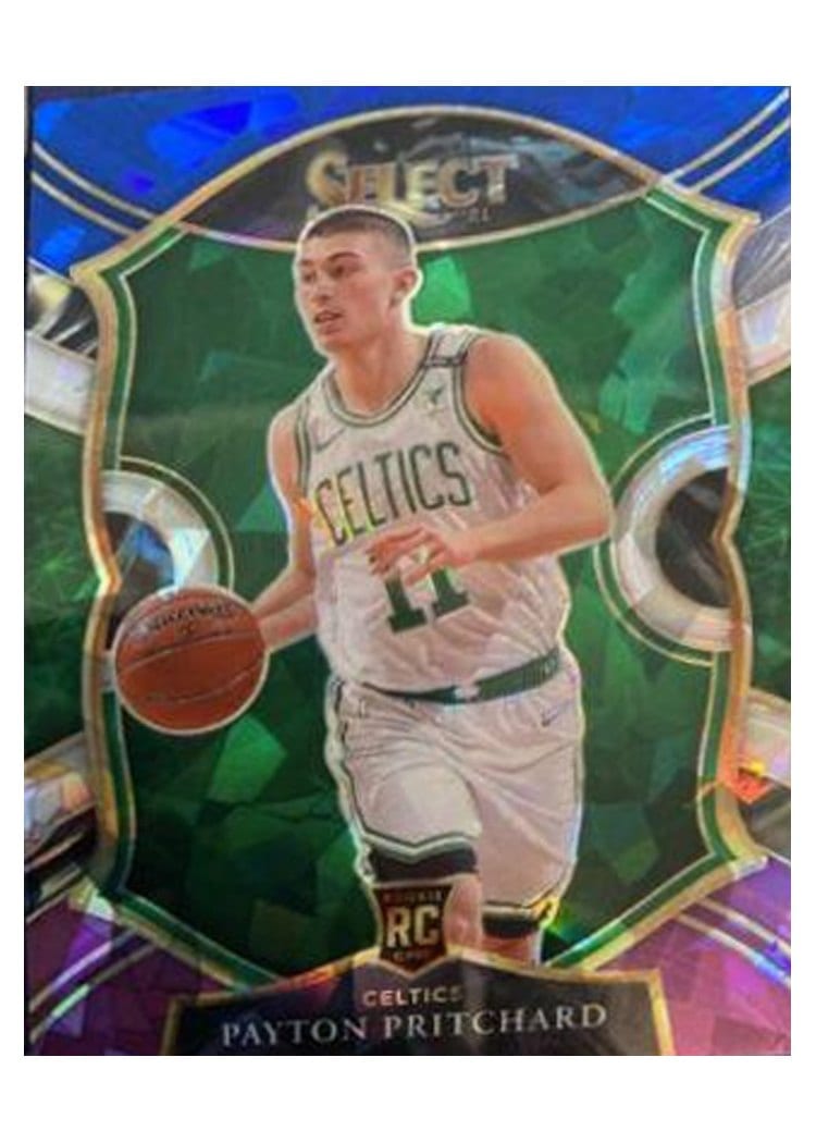 2021-22 Panini Select Base Set Payton Pritchard Blue Ice Prizm #139 card