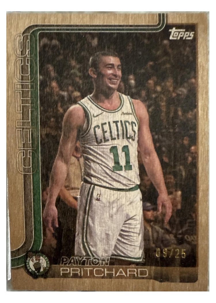 2025-26 Topps Base Set Payton Pritchard Wood #4 card
