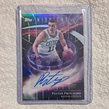 2025-26 Topps Midnight Stroke of Midnight Autographs Payton Pritchard #SM-PP
