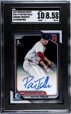 2024 Bowman Draft Chrome Prospect Autographs Payton Tolle #CPA-PT card