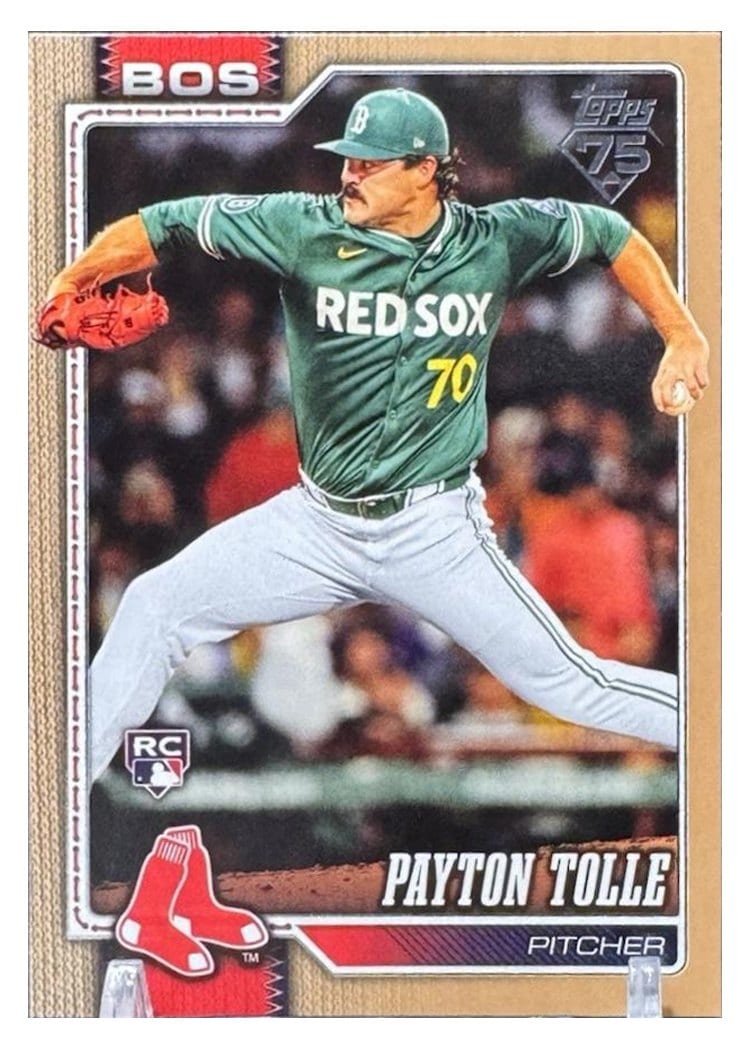 2026 Topps Payton Tolle Gold #15 card