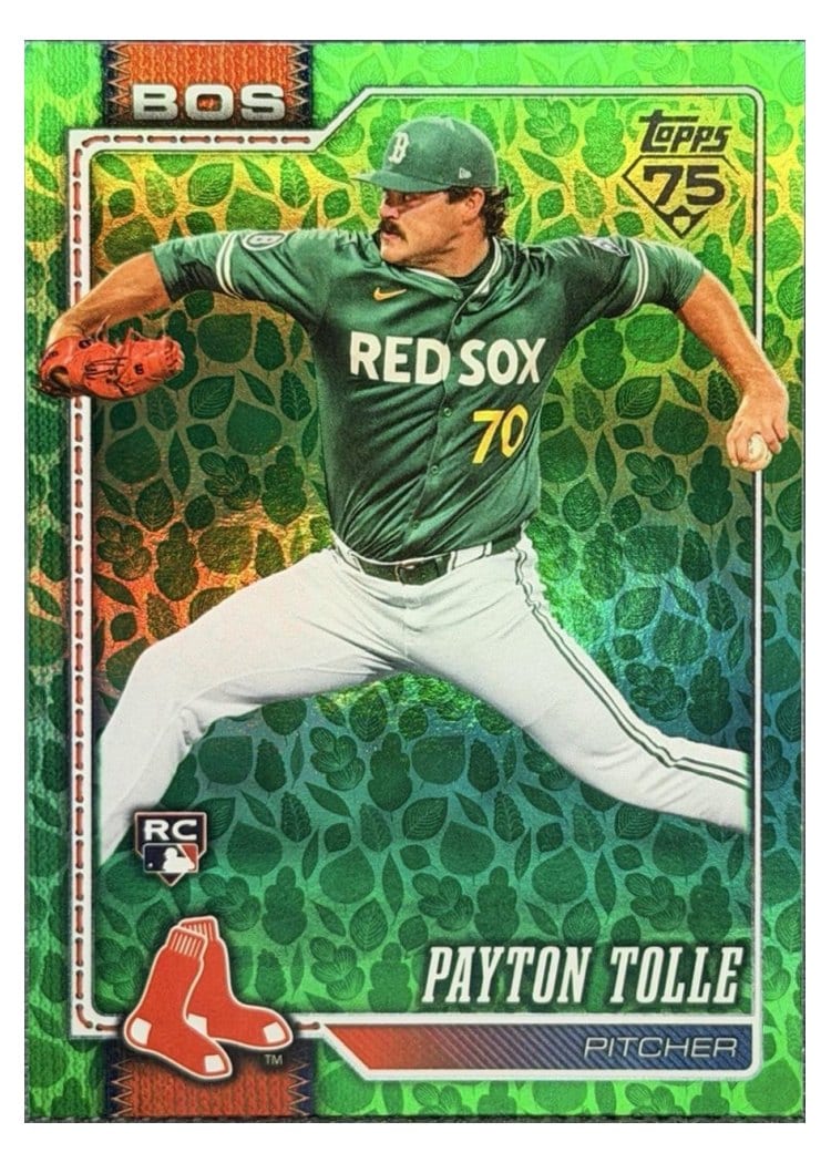 2026 Topps Payton Tolle Green Holo #15 card
