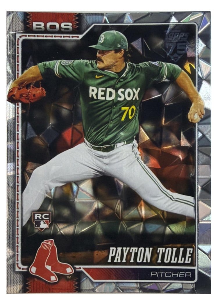 2026 Topps Payton Tolle Red Diamante #15 card