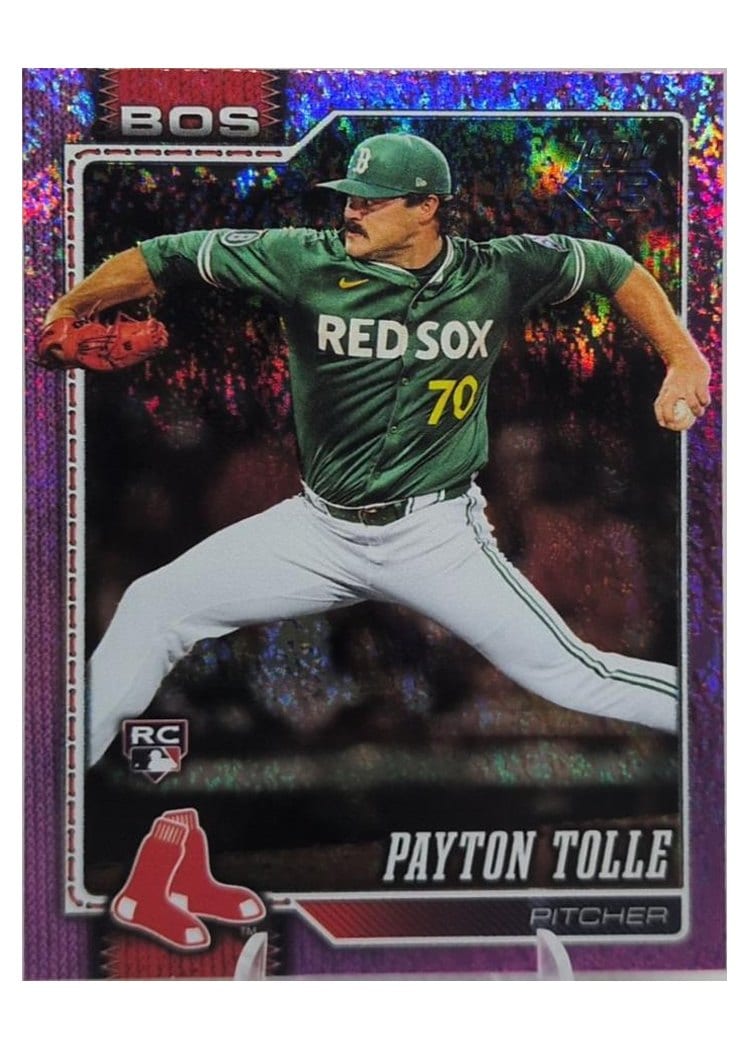 2026 Topps Payton Tolle Pink Sandglitter #15 card