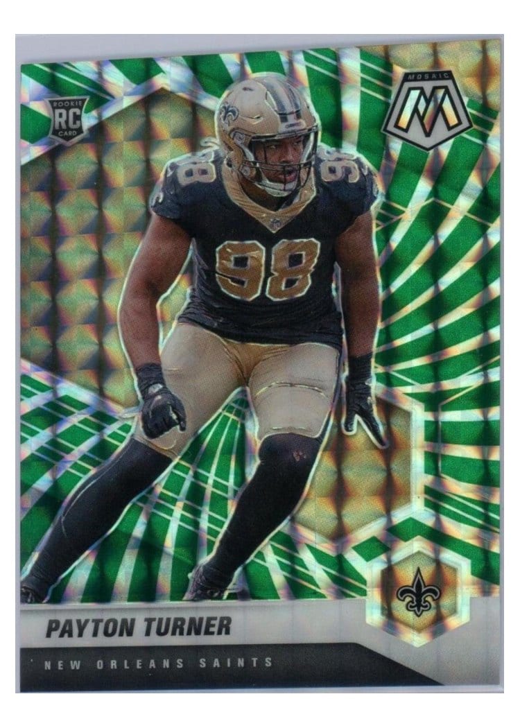 2021 Panini Mosaic Base Set Payton Turner #352 card