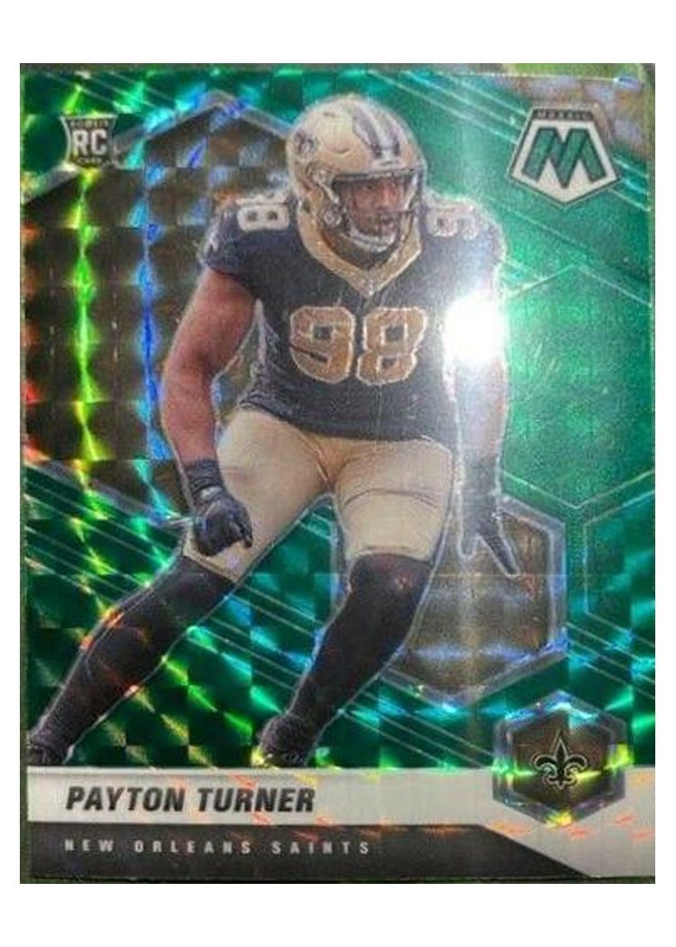 2021 Panini Mosaic Base Set Payton Turner Green Mosaic #352 card