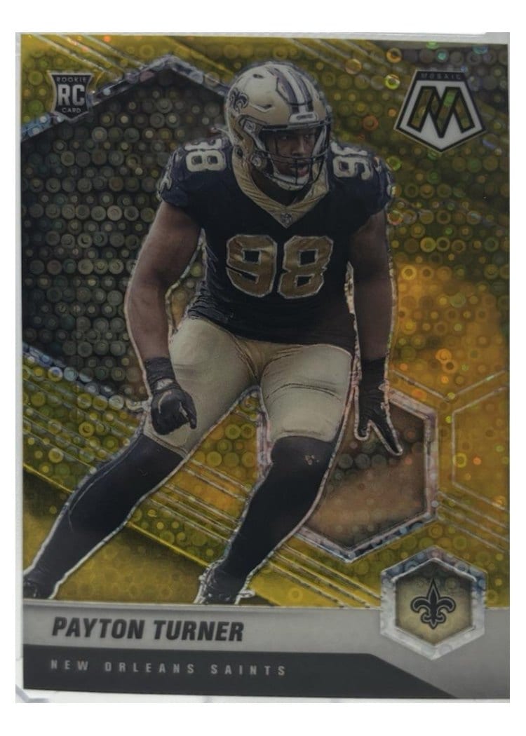 2021 Panini Mosaic Base Set Payton Turner #352 card