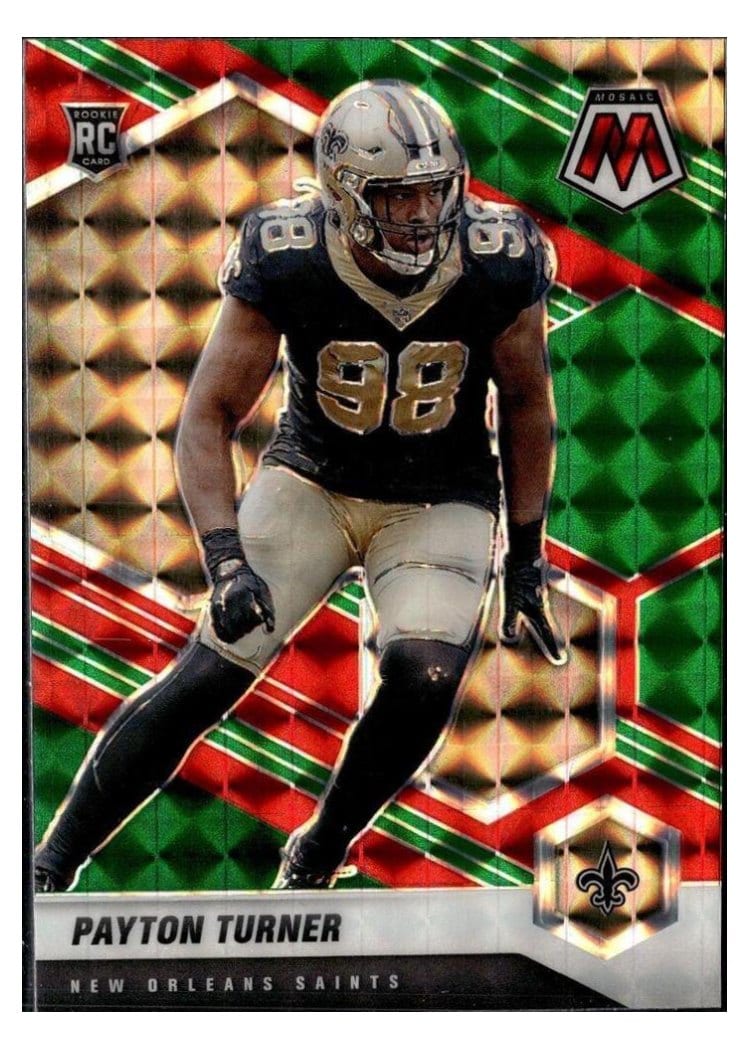 2021 Panini Mosaic Base Set Payton Turner #352 card