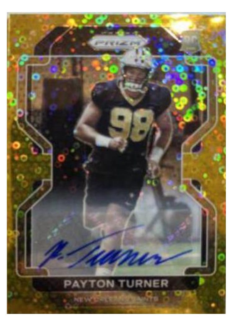 2021 Panini Prizm Base Set Payton Turner #379 card