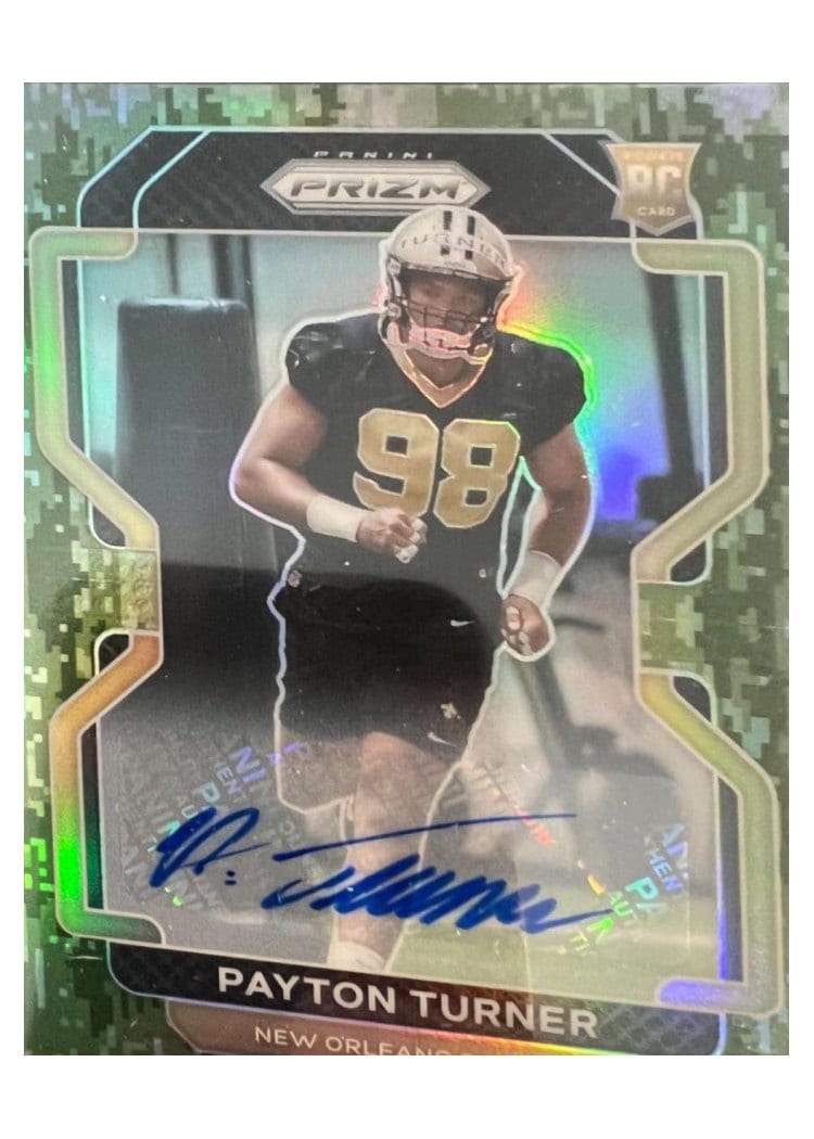 2021 Panini Prizm Base Set Payton Turner #379 card