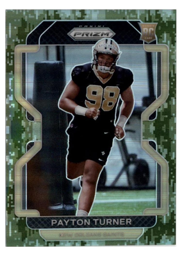 2021 Panini Prizm Base Set Payton Turner #379 card