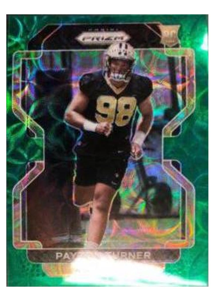 2021 Panini Prizm Base Set Payton Turner Green Scope Prizm #379 card