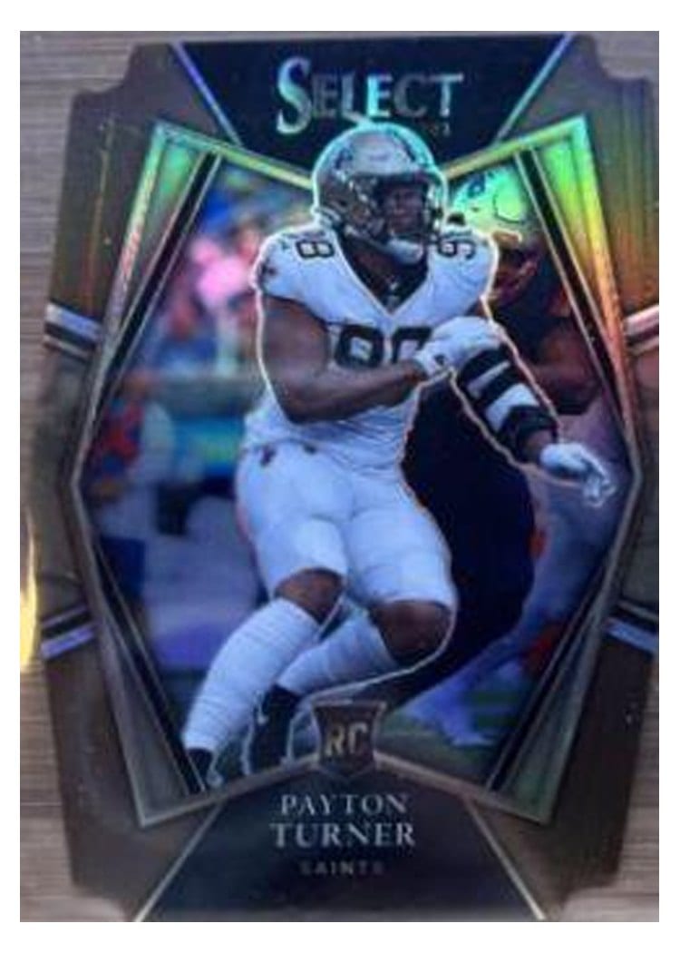 2021 Panini Select Base Set Payton Turner Copper Die Cut #188 card