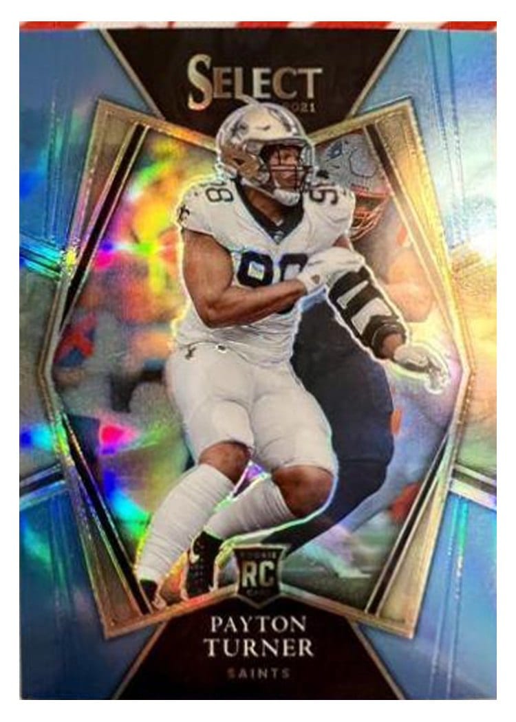 2021 Panini Select Base Set Payton Turner Light Blue #188 card