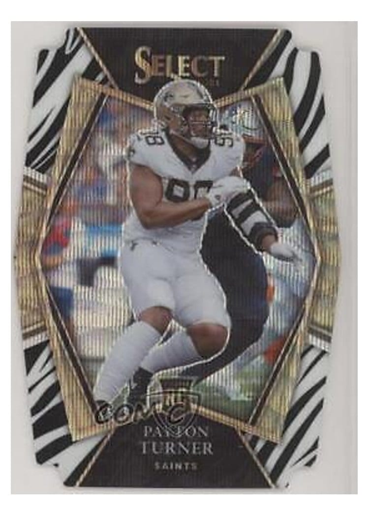 2021 Panini Select Base Set Payton Turner Zebra Die Cut #188 card