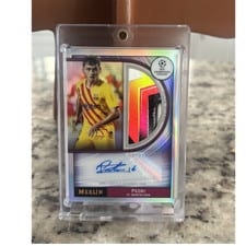 2021 Topps Merlin Chrome UEFA Match Ball Signatures Pedri #MB-P card