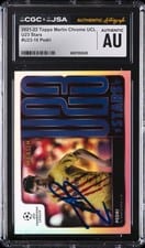 2021 Topps Merlin Chrome UEFA U23 Stars Pedri Autograph #U23-10 card