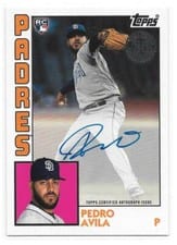 2019 Topps Update 1984 Baseball Autographs Pedro Avila #PAV card