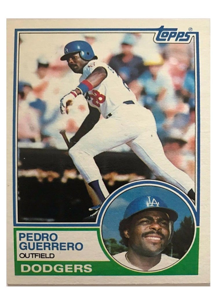 1983 Topps Pedro Guerrero #425 card