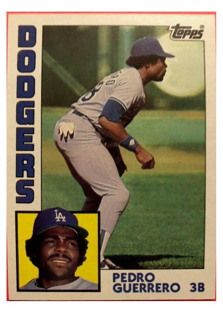 1984 Topps Pedro Guerrero #90 card