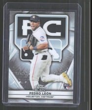 2025 Topps Chrome Black Rookie Design Variations Pedro León #151 card