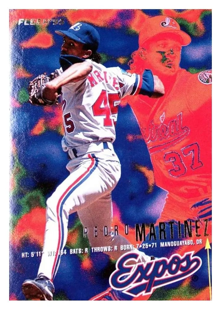 1995 Fleer Pedro Martinez #356 card