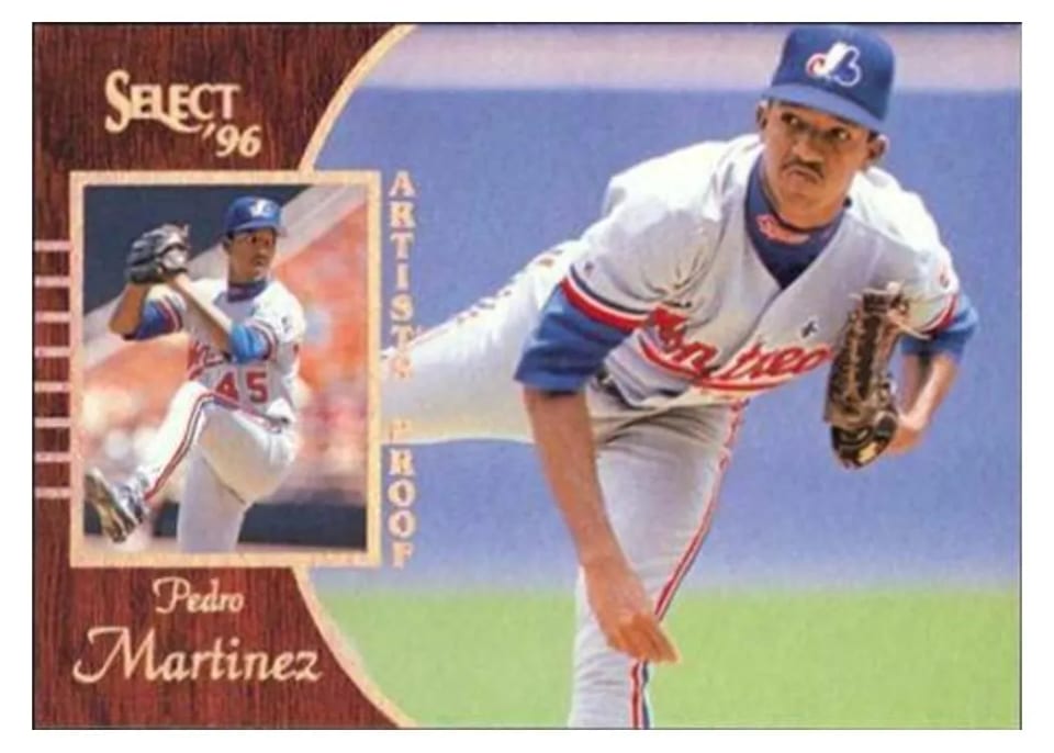1996 Select Pedro Martinez #74 card