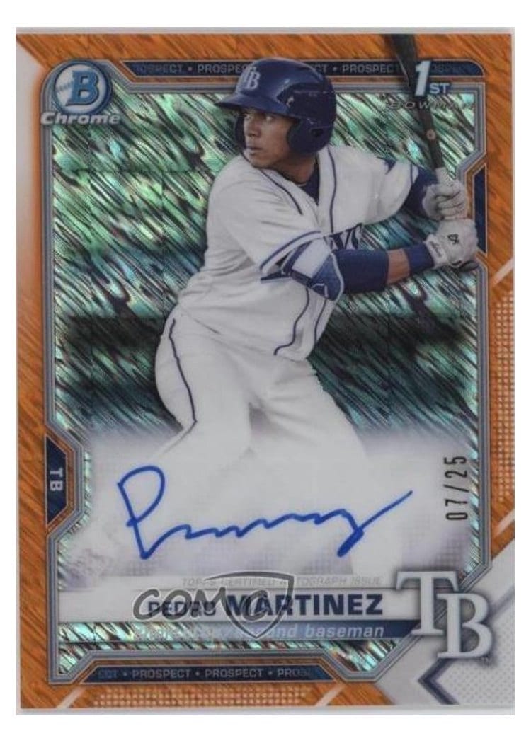2021 Bowman Chrome Prospect Autographs Pedro Martinez #CPA-PM card