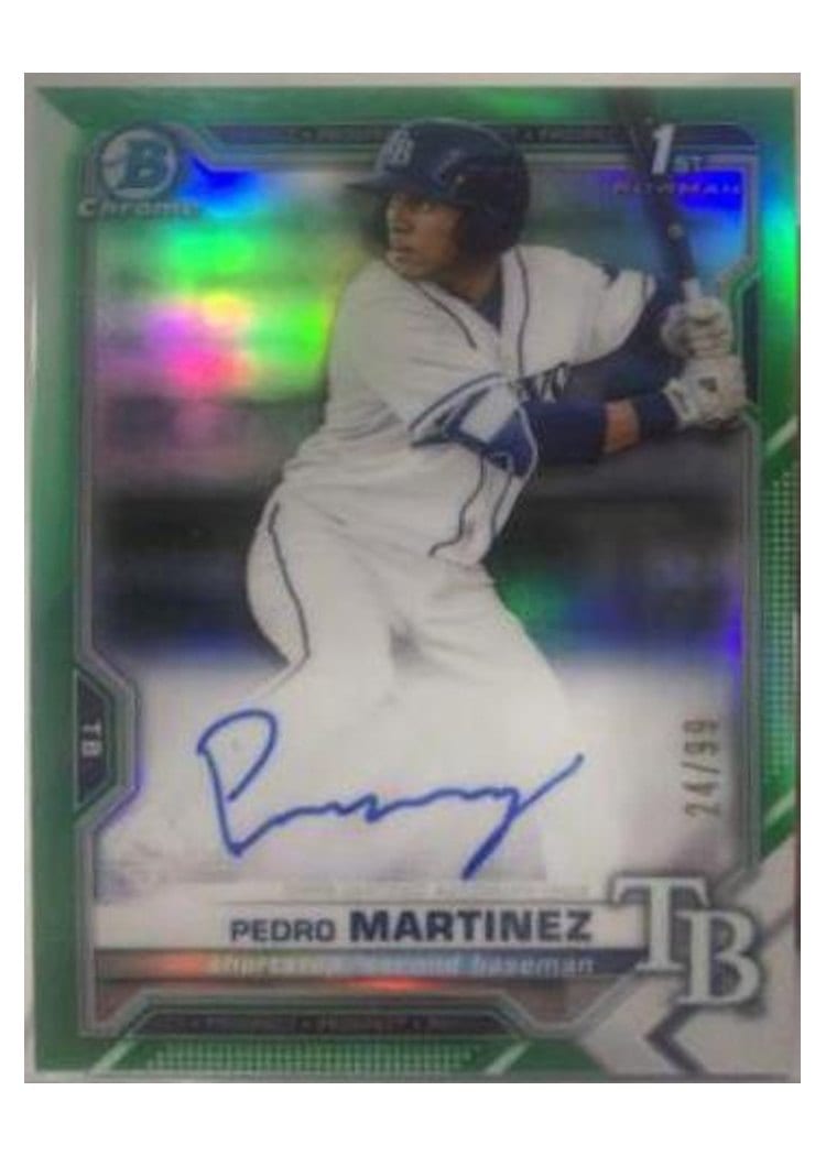 2021 Bowman Chrome Prospect Autographs Pedro Martinez #CPA-PM card