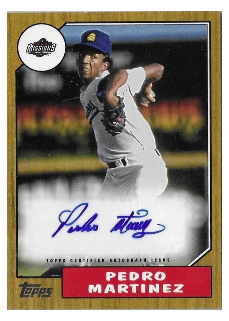 2024 Topps Pro Debut MiLB Legends Autograph Pedro Martinez #MILB-PM card