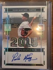 2025 Panini Impeccable Cooperstown Signatures Pedro Martinez #11