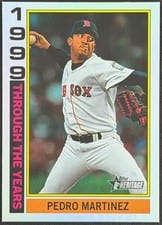 2025 Topps Heritage Through the Years Pedro Martinez #TTY-14