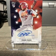 2024 Topps Update Baseball Stars Autographs Pedro Pages #BSAU-PP card